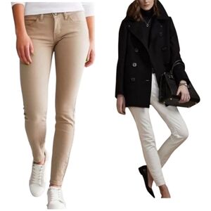 Ralph Lauren Collection 105 Cotton Super-Slim Mid-Rise Jean